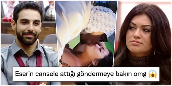 Kısmetse Olur Cansel Çördük'ün Olay Yaratan Öpüşme Videosuna Eski Aşkı Eser West'ten Skandal Gönderme!