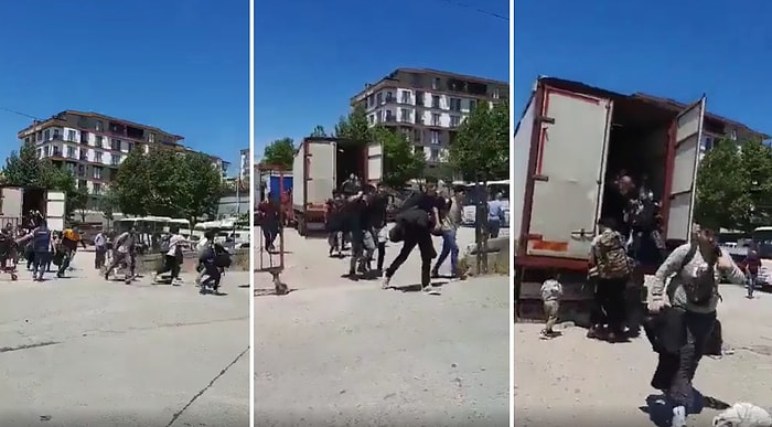 Koca TIR Dolusu Kaçak Göçmenin Gebze'de Araçtan İnerek İnsanların Arasına Karıştığı İddia Edildi