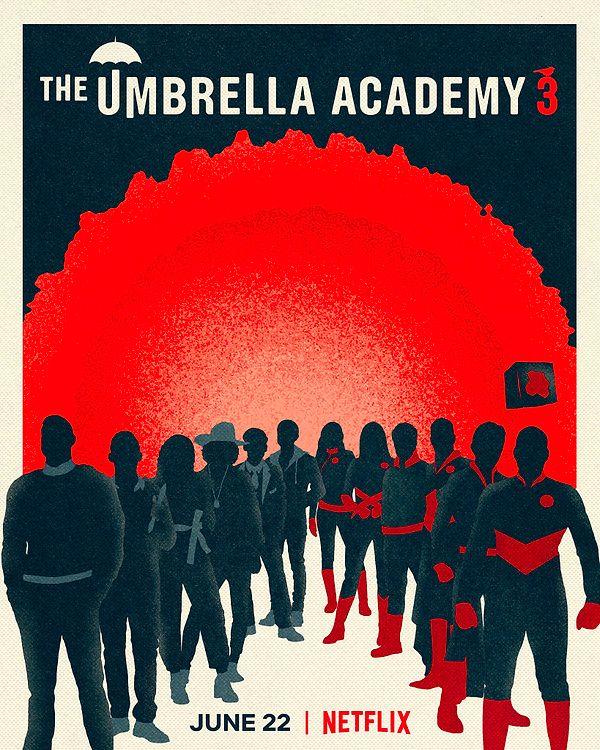 9. The Umbrella Academy dizisinin 3. sezonundan yeni bir afiş geldi.