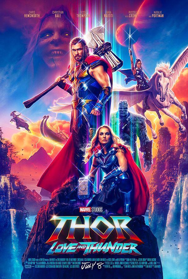 11. Thor: Love and Thunder filminden yeni bir afiş yayımlandı.