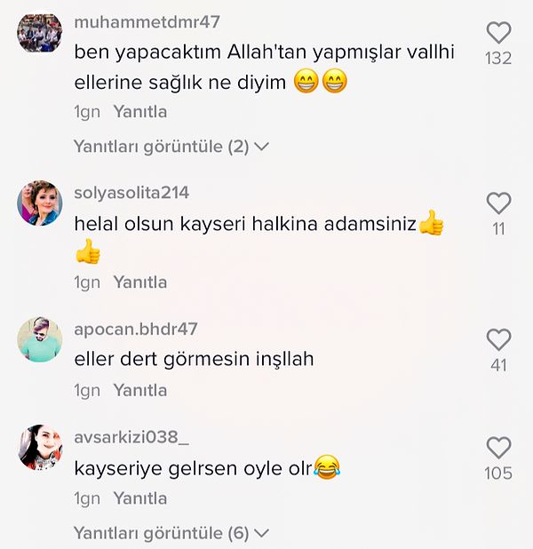 Pek çok kadın kullanıcı da benzer yorumlarda bulundu.