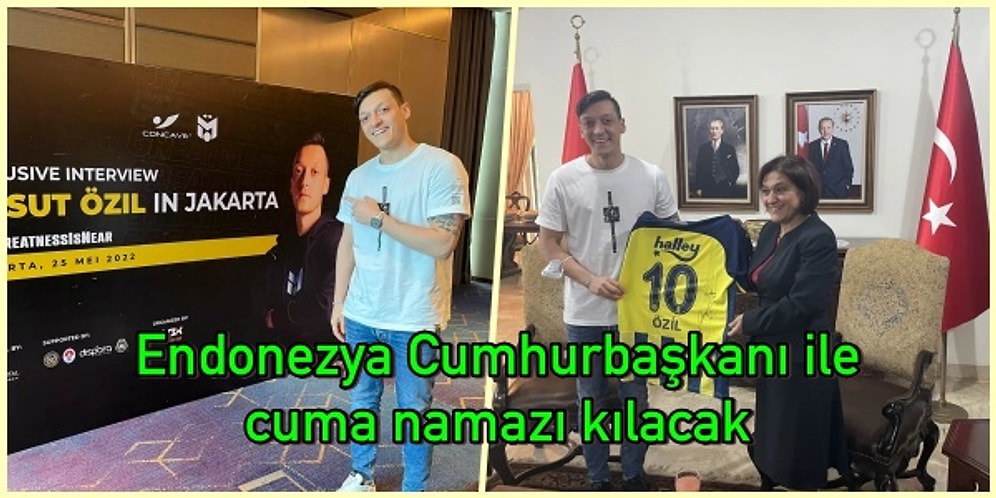 Fenerbahçe'de Kadro Dışı Bırakılan Mesut Özil, Endonezya’da 100 Milyon Dolarlık Ticari Anlaşma Yaptı