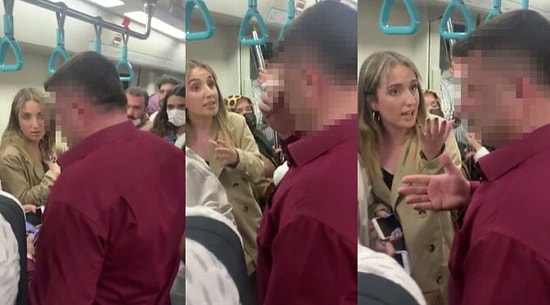 Marmaray'da Kadınların Fotoğrafını Çekip Taciz Eden Erkekten Saç Baş Yolduracak Sözler: 'Tamam Sil Abi Sil'