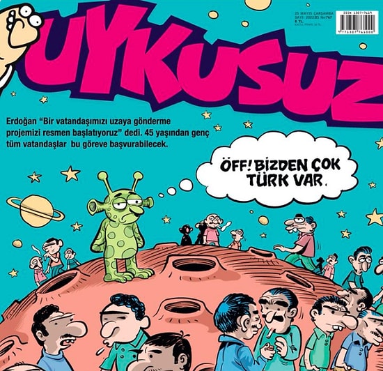 Uykusuz'dan 'Uzay Projesi' Göndermeli Kapak