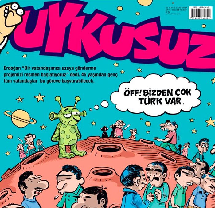 Uykusuz'dan 'Uzay Projesi' Göndermeli Kapak