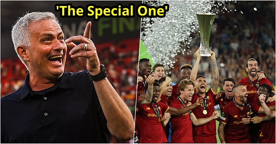 Jose Mourinho Tarih Yazdı! UEFA Avrupa Konferans Ligi Kupasının İlk Sahibi Roma Oldu