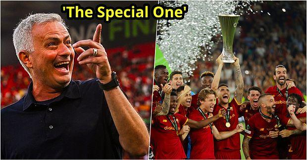 Jose Mourinho Tarih Yazdı! UEFA Avrupa Konferans Ligi Kupasının İlk Sahibi Roma Oldu
