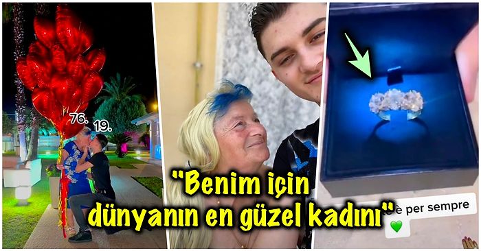 Kendisinden 56 Yaş Büyük Olan Kız Arkadaşına Evlenme Teklifi Eden 19 Yaşındaki Gencin Enteresan Açıklamaları