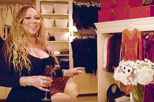 4. Mariah Carey'nin giyinme odasını görünce bir miktar siniriniz bozulacak.