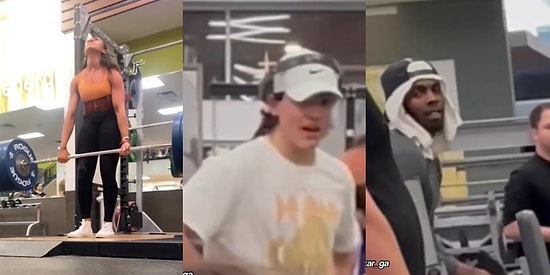 Spor Salonunda 192 Kiloyla Deadlift Yapan Kadını Görenlerin Verdiği Birbirinden Komik Tepkiler Viral Oldu