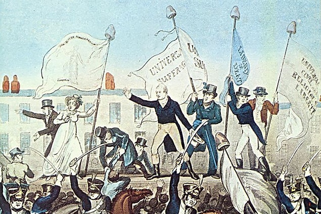 22. Les hommes se sont également battus pour le droit de vote.