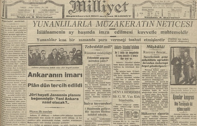 Bugünün eski gazetesi: 28 Mayıs 1929