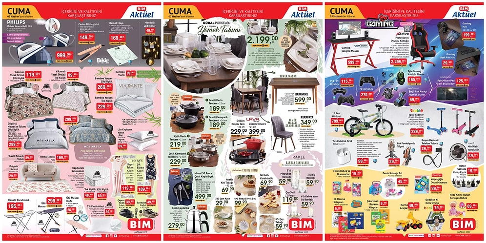 31 Mayıs - 3 Haziran BİM Aktüel İndirim Kataloğu