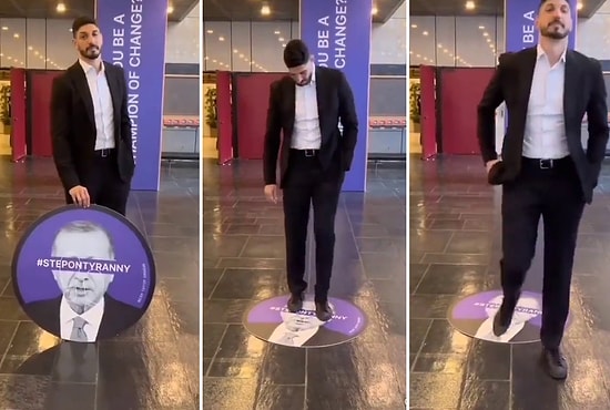 Gülen'in Manevi Oğlu Enes Kanter, Cumhurbaşkanı Erdoğan'ın Posterini Çiğnedi