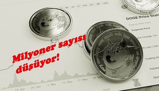 Dogecoin Milyonerlerinin Sayısı Giderek Azalıyor: Boğa Sezonundan Bu Yana Milyoner Sayısındaki Düşüş Sürüyor