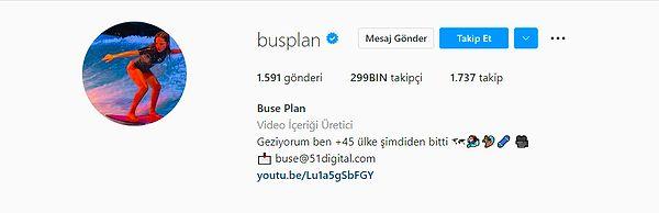 Buse Plan Instagram Hesabı