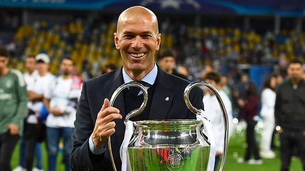 Zidane Şampiyonlar ligi kupası