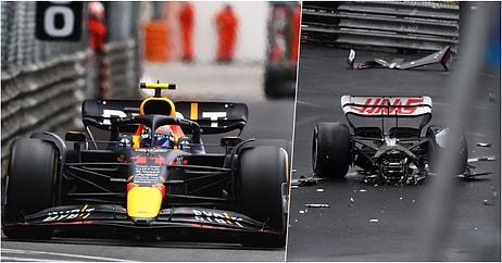Formula 1'de Yağmur Sebebiyle Güvenlik Aracıyla Başlayan Monako Grand Prix'sinde Zafer Sergio Perez'in!