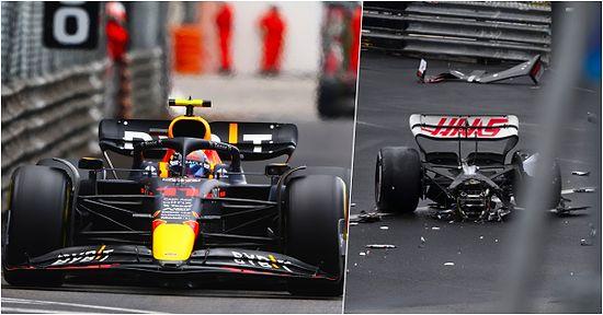 Formula 1'de Yağmur Sebebiyle Güvenlik Aracıyla Başlayan Monako Grand Prix'sinde Zafer Sergio Perez'in!