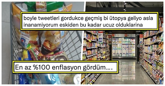 Dört Yıl Önce Sepet Dolusu Alışveriş Yapan Kullanıcının 23 Liraya Aldığı Ürünler Hepimizin Tadını Kaçırdı