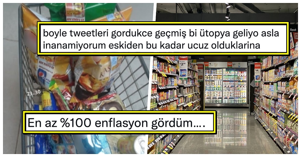 Dört Yıl Önce Sepet Dolusu Alışveriş Yapan Kullanıcının 23 Liraya Aldığı Ürünler Hepimizin Tadını Kaçırdı