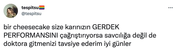 Yediği tatlı üzerinden gerdek performansı yorumu yapan kullanıcı gündeme oturdu.