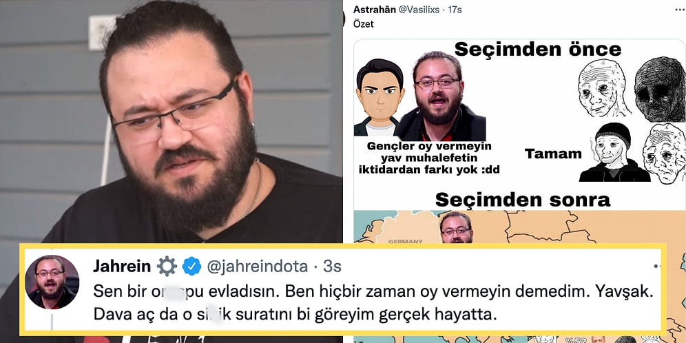 Ekrem İmamoğlu'nu ve İBB'yi Hedef Gösteren Jahrein'in Bir Kullanıcıya Küfürler Savurduğu Diyalogu Gündemde
