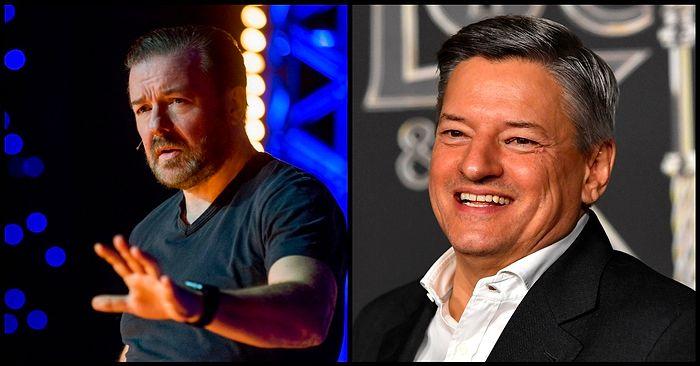 Netflix CEO'su Ted Sarandos'tan Son Şovu ile Eleştiri Yağmuruna Tutulan Ricky Gervais'e Destek!