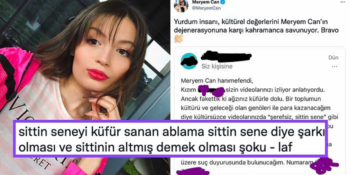 Yurdum İnsanı! YouTuber Meryem Can'ı İzleyen Bir Çocuğun Ailesinin Gönderdiği Garip 'Sittin Sene' Mesajı