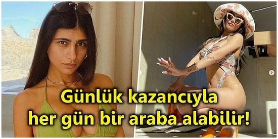 Yetişkin Film Yıldızı Mia Khalifa Verdiği Bir Röportajda Günlük Kazancını Açıkladı!