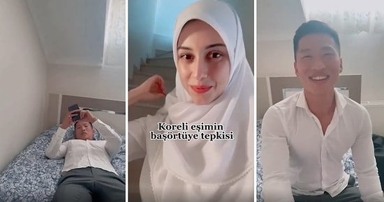 Başörtüsü Takan Kadın, Koreli Eşinin Tepkisini Kaydetti