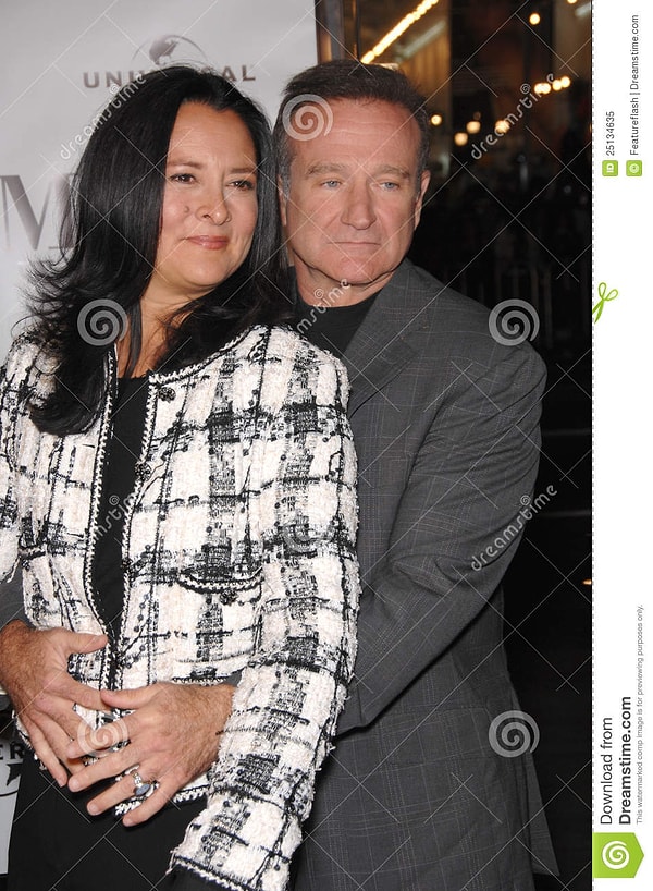 11. Marsha Garces and Robin Williams