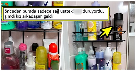 Sevgilisiyle Yaşamaya Başladıktan Sonra Banyo Dolabındaki Değişimi Paylaşarak Herkesi Şaşırtan Kullanıcı