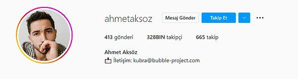 Ahmet Aksöz Instagram Hesabı
