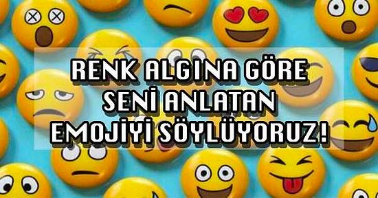 Renk Algına Göre Seni Anlatan Emojiyi Söylüyoruz!