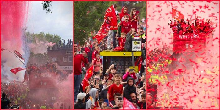 500 Bin Liverpool Taraftarı Kaybedilen Şampiyonlar Ligi Finalinin Ertesi Günü Takımı Karşıladı