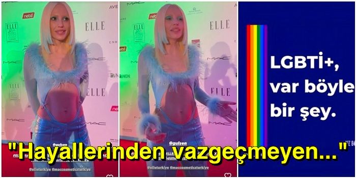 Elle Style Awards'da Yılın Stil İkonu Ödülünü Alan Gülşen Ödülünü LGBTİQ+ Üyelerine Armağan Etti