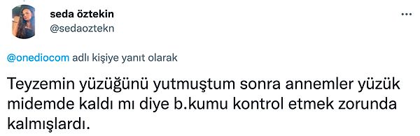 4. Kuzenim de dişini yutmuştu ve çıkmasını beklemişlerdi.😅