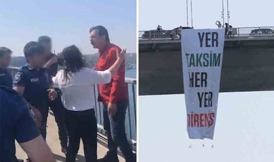 Süleyman Soylu, 15 Temmuz Köprüsü'ne Aslılan Gezi Pankartını Kesen Polislerin Ödüllendirileceklerini Söyledi