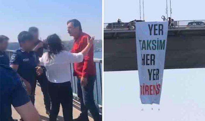 Süleyman Soylu, 15 Temmuz Köprüsü'ne Aslılan Gezi Pankartını Kesen Polislerin Ödüllendirileceklerini Söyledi