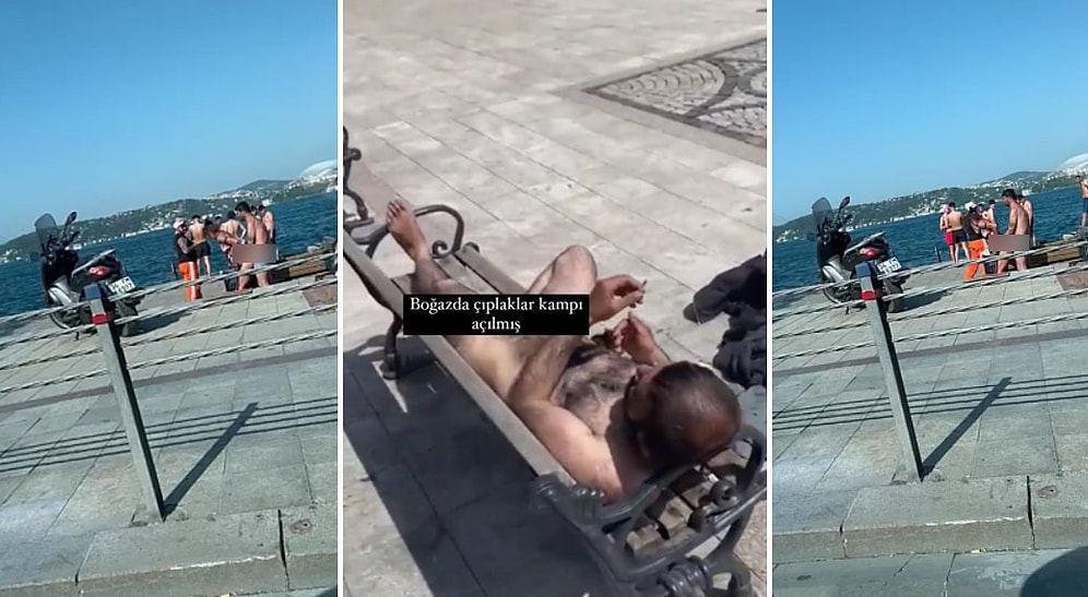 İstanbul'da Neler Oluyor? Boğaz'da Ulu Orta İlişkiye Girip Çırılçıplak Güneşlendiler