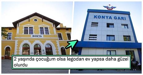 Konya'daki Eski Garın Yanına Yapılan Yeni Bina Sosyal Medya Gündeminde