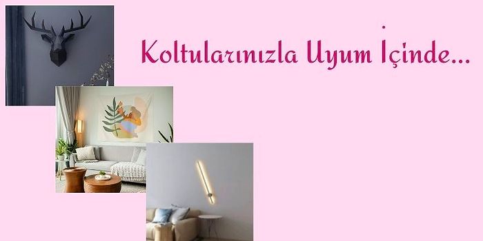 Koltuklarınızla Uyumu Yakalayacak Modern Duvar Dekorları