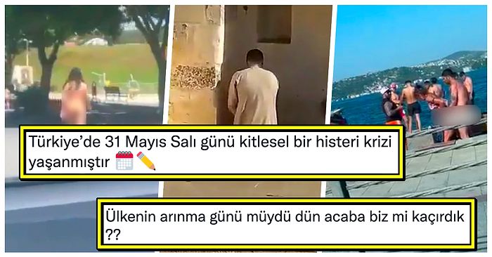 Sahilde İlişkiye Giren Çiftten Çeşmeye Tuvaletini Yapan Adama 31 Mayıs Günü Yaşananlara Gelen Yorumlar