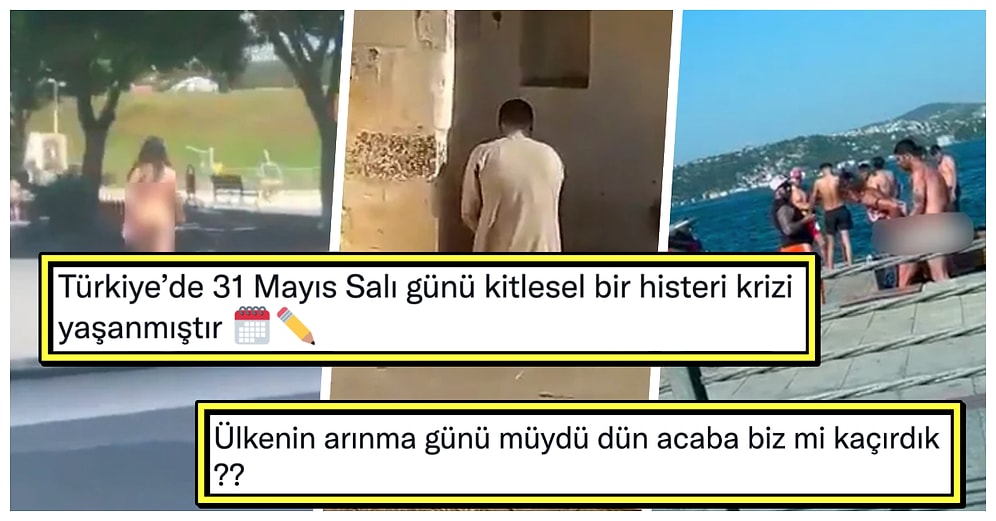 Sahilde İlişkiye Giren Çiftten Çeşmeye Tuvaletini Yapan Adama 31 Mayıs Günü Yaşananlara Gelen Yorumlar