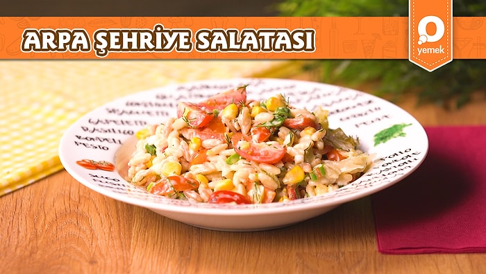 Kavrulmuş Arpa Şehriye Salatası Nasıl Yapılır?