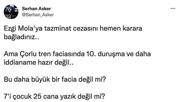 9. Çorlu Tren Faciası unutulmamalı!