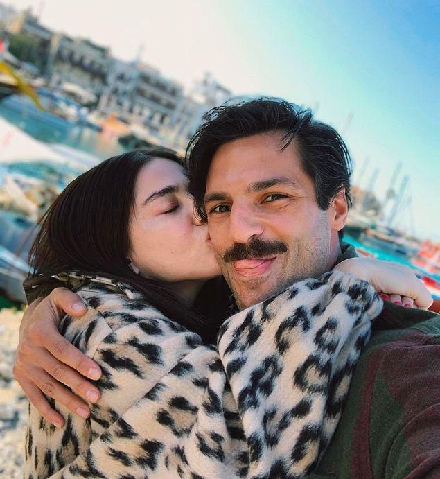Özge Gürel'den Nişanlısı Serkan Çayoğlu'na Romantik Kutlama: Çok Aşığım Sevgilim!