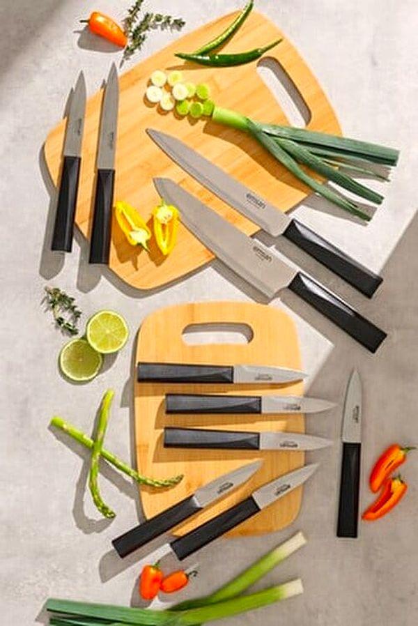3. Mutfağın en önemli ihtiyaçlarından yamagata bıçak seti...