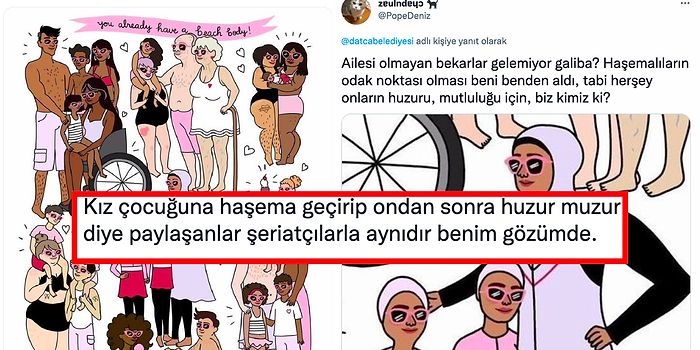 Twitter'da Fenomen Haline Gelen Datça Belediyesi Paylaştığı Görseldeki Haşemalı Çocuklar Nedeniyle Tepki Çekti